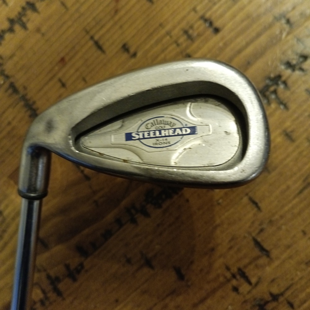 Callaway Steelhead X-14 8 Iron Left Hand Steel Shaft Golf Pride Grip LH